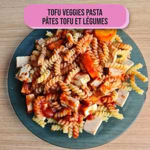 Tofu Veggies Pasta