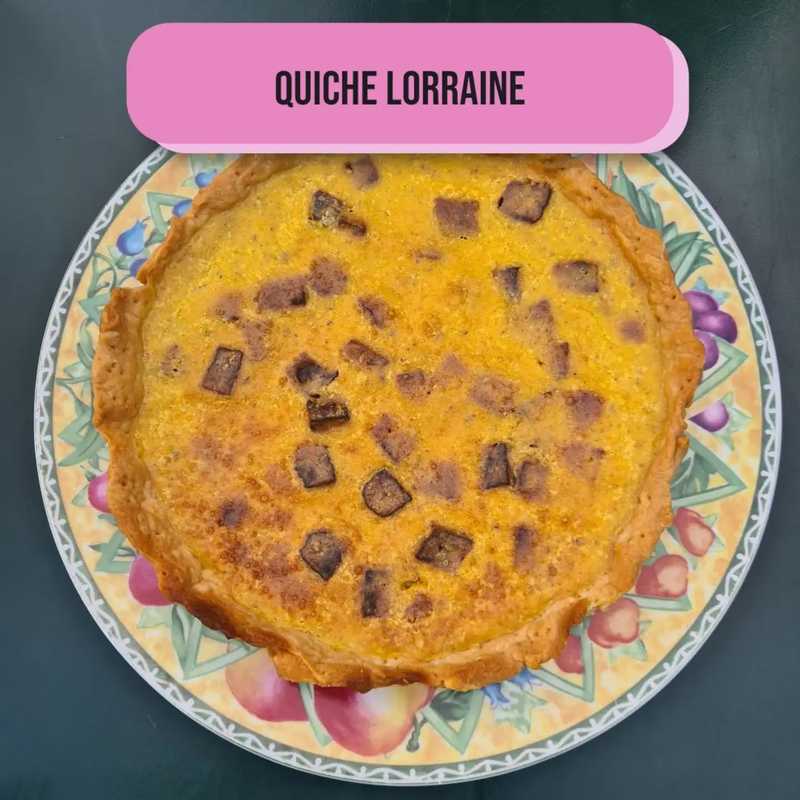 Quiche Lorraine with Tempeh