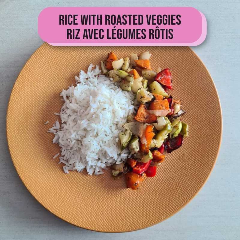 Rice with roasted Veggies
