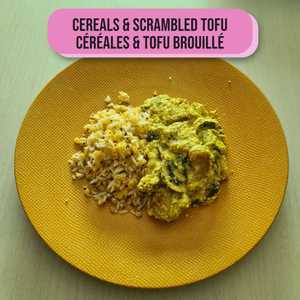 Cereals & Scrambled Tofu